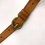 Pre-Owned Popincourt Ron monogram Shoulder bag Brown light brown Leather PVC Gold M40008 LOUIS VUITTON