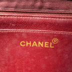 Pre-Owned matelasse Diana Flap Serial number starting with 2 Shoulder bag black lambskin Gold A01165  CHANEL