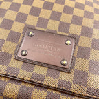 Pre-Owned Brooklyn MM Damier  ebene Shoulder bag Brown PVC Gold N51211 LOUIS VUITTON