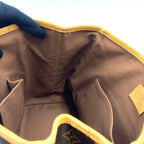 Pre-Owned Batignolles monogram Handbag Brown light brown Leather PVC Gold M51156 LOUIS VUITTON