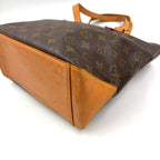 Pre-Owned Cabas Piano monogram tote bag Brown light brown Leather PVC Gold M51148 LOUIS VUITTON