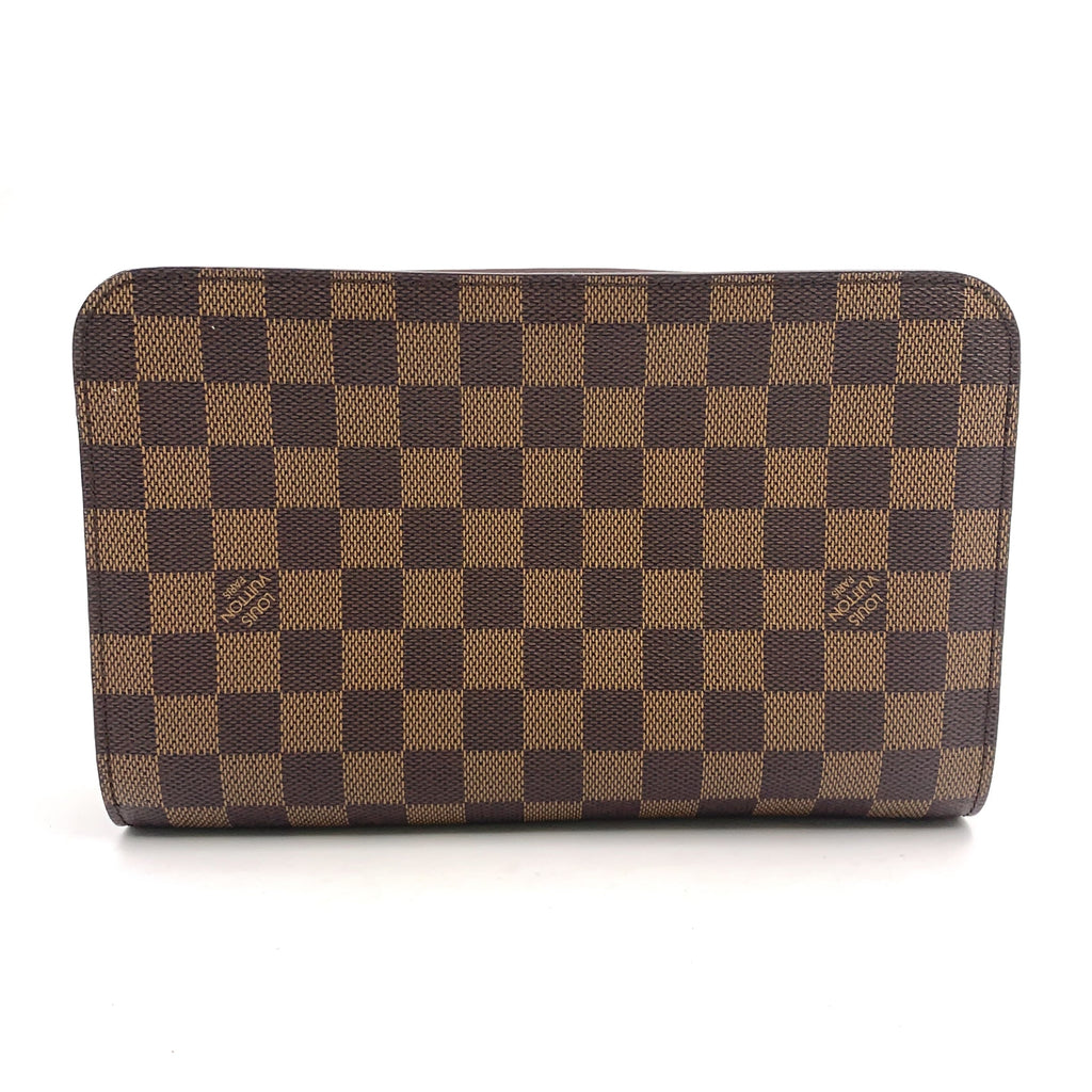 Pre-Owned Damier Saint Louis second bag Clutch bag Brown Leather PVC Gold N51993  LOUIS VUITTON