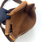 Pre-Owned Boss PM monogram macassar Shoulder bag Brown PVC Gold M56717 LOUIS VUITTON