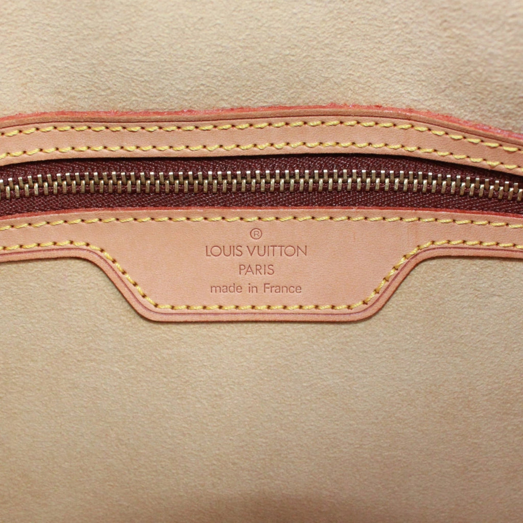 Pre-Owned Cite GM monogram Shoulder bag Brown Leather PVC Gold M51181 LOUIS VUITTON