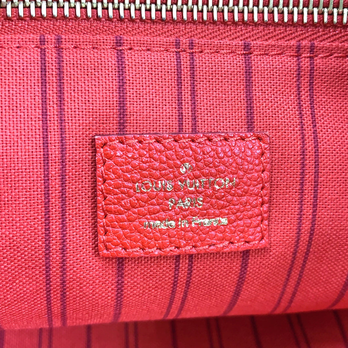 Pre-Owned Citadin PM monogram amplant Orian Shoulder bag Red Leather Gold M40556 LOUIS VUITTON