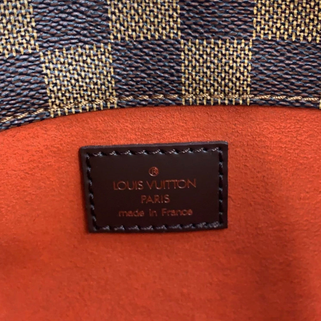 Pre-Owned Aubagne Damier  ebene Shoulder bag Brown PVC Gold N51129 LOUIS VUITTON