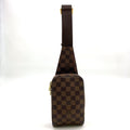 Pre-Owned Geronimos body bag Brown PVC Gold N51994 LOUIS VUITTON