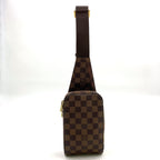 Pre-Owned Geronimos body bag Brown PVC Gold N51994 LOUIS VUITTON
