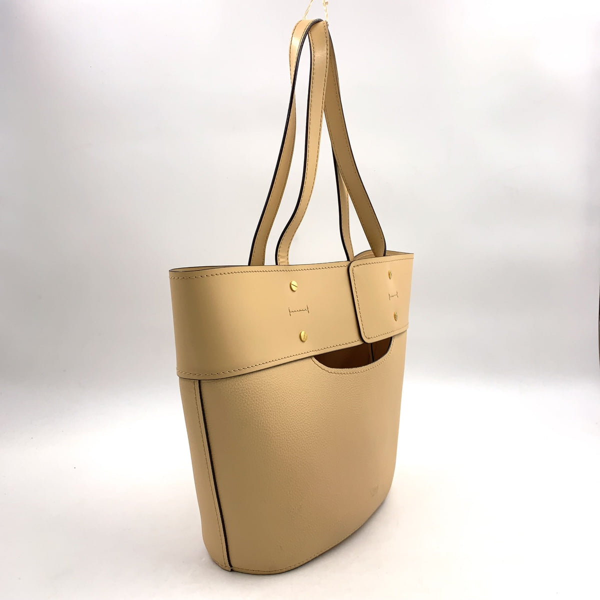Pre-Owned Avi tote bag ivory Leather Gold Chloe