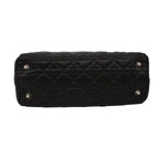 Pre-Owned Canage charming rock Handbag black Nylon Silver Christian Dior