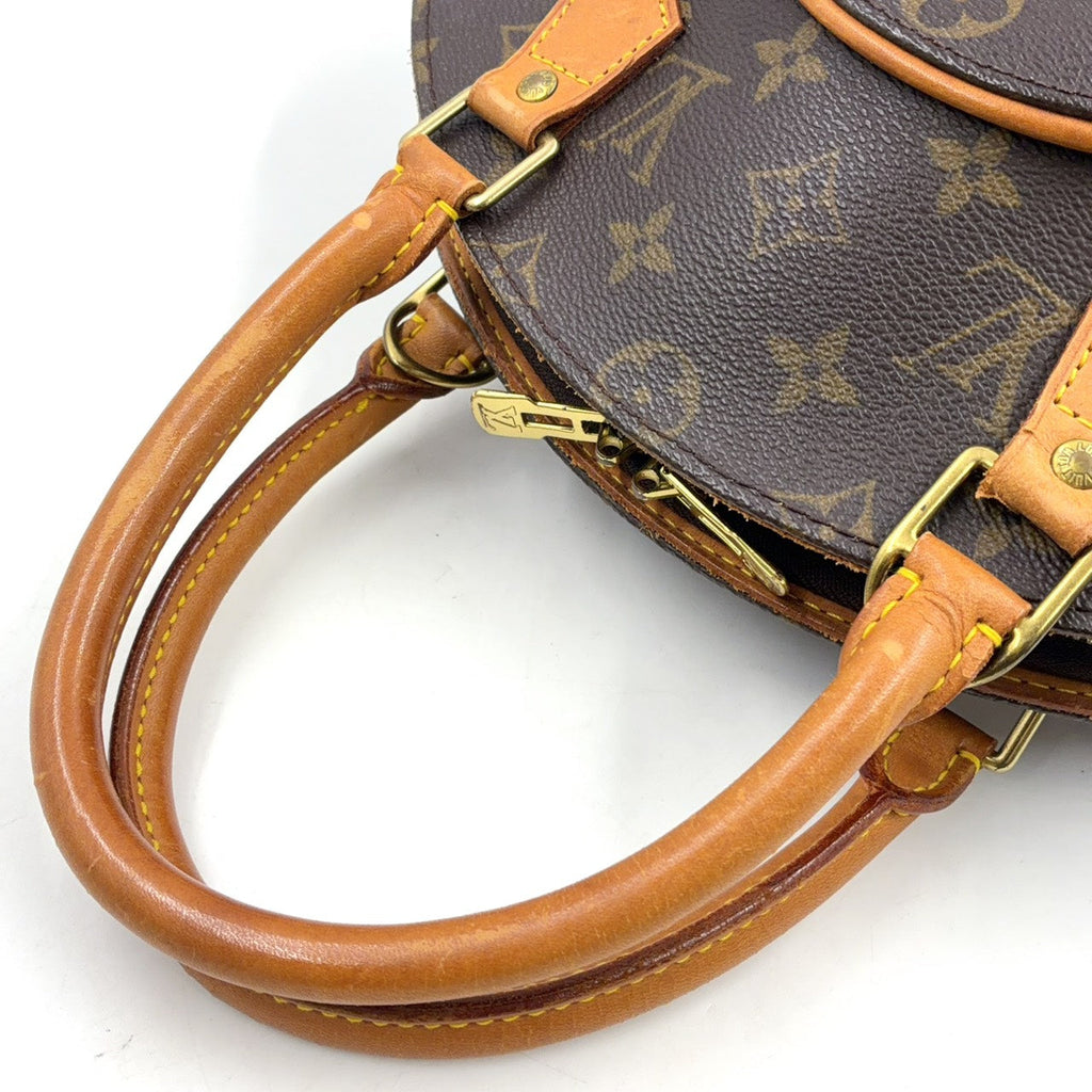 Pre-Owned Ellipse PM monogram Handbag Brown PVC Gold M51127 LOUIS VUITTON