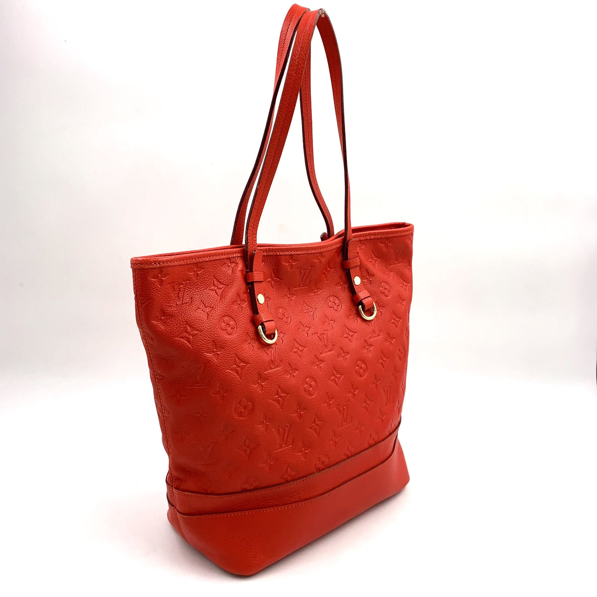 Pre-Owned Citadin PM monogram amplant Orian Shoulder bag Red Leather Gold M40556 LOUIS VUITTON