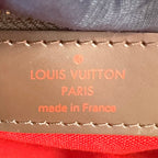 Pre-Owned Chelsea Damier  ebene Shoulder bag tote bag Brown Leather PVC Gold N51119 LOUIS VUITTON