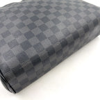 Pre-Owned Dayton PM Damier Graphite With Certificate of Authenticity Shoulder bag black Leather PVC Silver N41408 LOUIS VUITTON