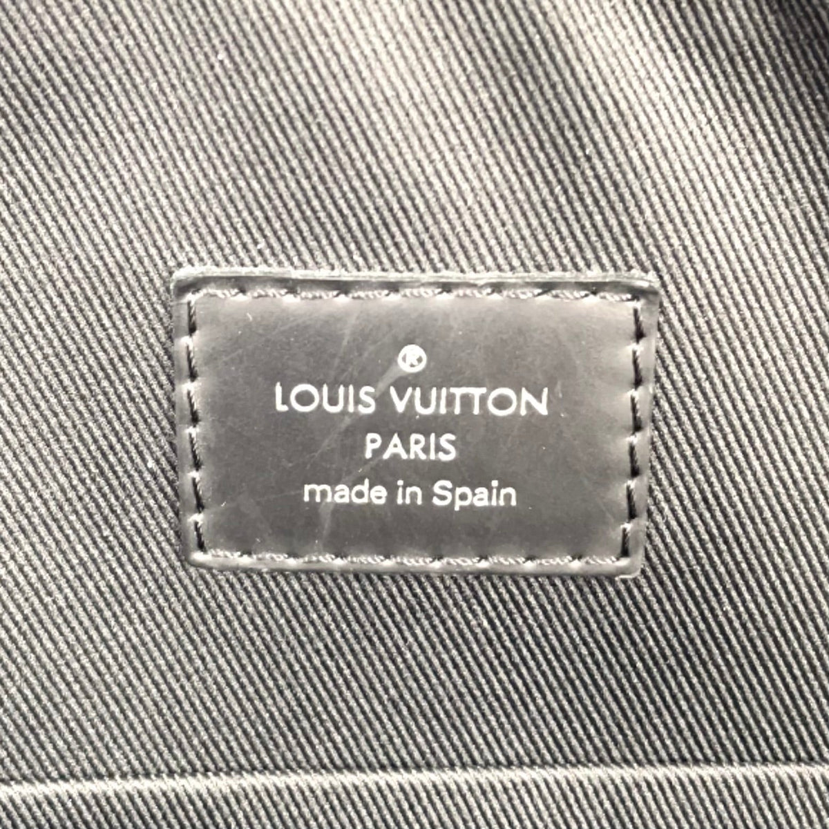 Pre-Owned Dayton PM Damier Graphite With Certificate of Authenticity Shoulder bag black Leather PVC Silver N41408 LOUIS VUITTON