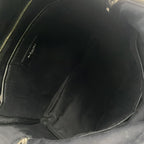 Pre-Owned city Leather Backpack black Leather Silver SAINT LAURENT PARIS