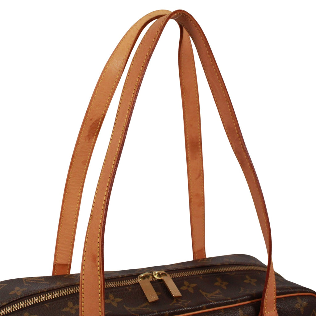 Pre-Owned Cite GM monogram Shoulder bag Brown Leather PVC Gold M51181 LOUIS VUITTON
