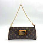 Pre-Owned Eva monogram Shoulder bag Brown Leather PVC Gold M95567 LOUIS VUITTON