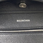 Pre-Owned Everyday Shoulder bag Handbag black Leather Silver BALENCIAGA