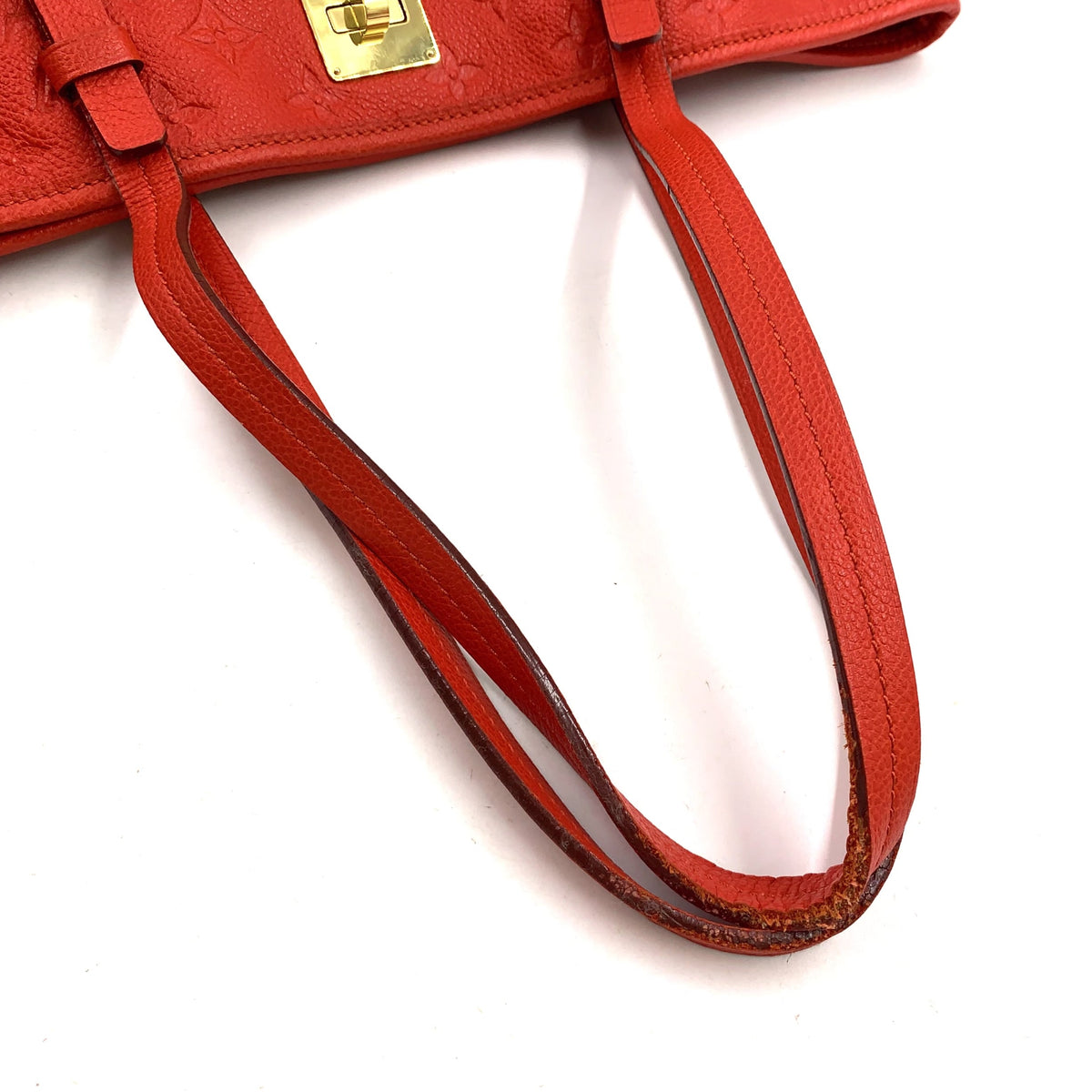 Pre-Owned Citadin PM monogram amplant Orian Shoulder bag Red Leather Gold M40556 LOUIS VUITTON