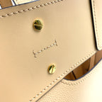 Pre-Owned Avi tote bag ivory Leather Gold Chloe