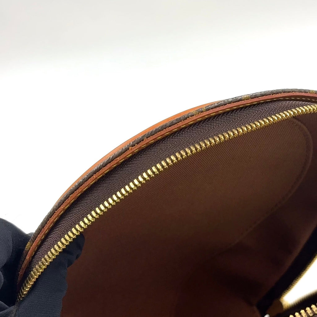 Pre-Owned Ellipse suck add monogram Backpack Brown light brown Leather PVC Gold M51125 LOUIS VUITTON