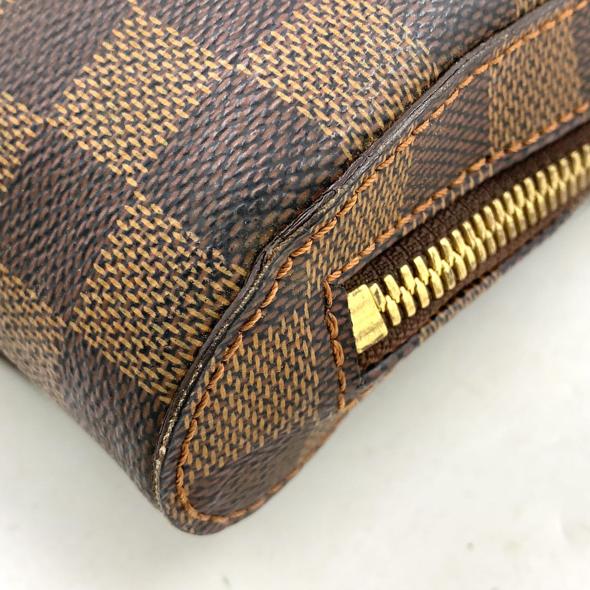 Pre-Owned Geronimos body bag Brown PVC Gold N51994 LOUIS VUITTON
