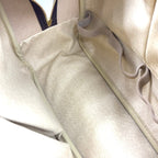 Pre-Owned Deauville Bowling Vanity monogram Handbag Brown light brown Leather PVC Gold M47270 LOUIS VUITTON