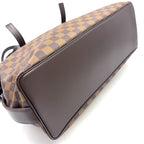 Pre-Owned Chelsea Damier  ebene Shoulder bag tote bag Brown Leather PVC Gold N51119 LOUIS VUITTON