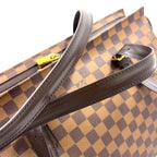 Pre-Owned Chelsea Damier  ebene Shoulder bag tote bag Brown Leather PVC Gold N51119 LOUIS VUITTON