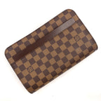 Pre-Owned Damier Saint Louis second bag Clutch bag Brown Leather PVC Gold N51993  LOUIS VUITTON