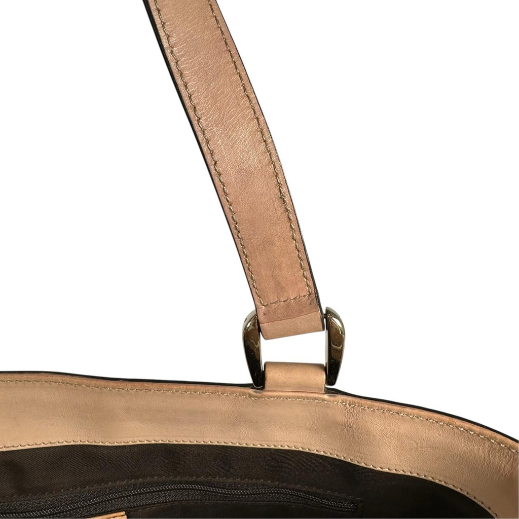 Pre-Owned Abby tote bag gold pink beige Canvas Gold 170004 GUCCI
