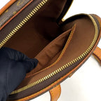 Pre-Owned Ellipse suck add monogram Backpack Brown light brown Leather PVC Gold M51125 LOUIS VUITTON