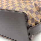Pre-Owned Chelsea Damier  ebene Shoulder bag tote bag Brown Leather PVC Gold N51119 LOUIS VUITTON