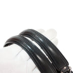Pre-Owned Canage charming rock Handbag black Nylon Silver Christian Dior
