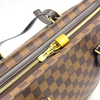 Pre-Owned Chelsea Damier  ebene Shoulder bag tote bag Brown Leather PVC Gold N51119 LOUIS VUITTON