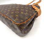 Pre-Owned Batignolles Horizontal monogram tote bag Brown Leather PVC Gold M51154 LOUIS VUITTON