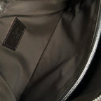 Pre-Owned acrobatics Damier jean Noir body bag black Leather nylon canvas Silver M93620 LOUIS VUITTON
