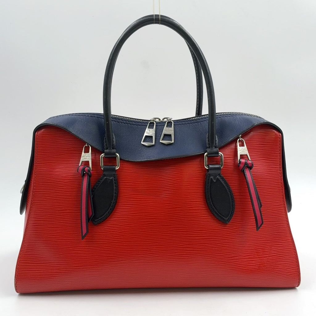 Pre-Owned Epi Tuileries Tote Handbag Navy Red Leather Silver M53544 LOUIS VUITTON