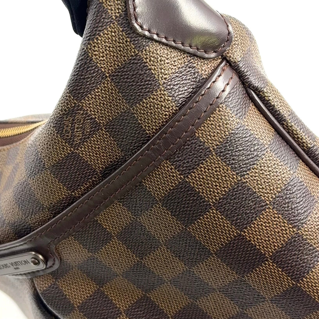 Pre-Owned Bloomsbury PM Damier  ebene Shoulder bag Brown Leather PVC Gold N42251 LOUIS VUITTON