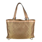 Pre-Owned Abby tote bag gold pink beige Canvas Gold 170004 GUCCI