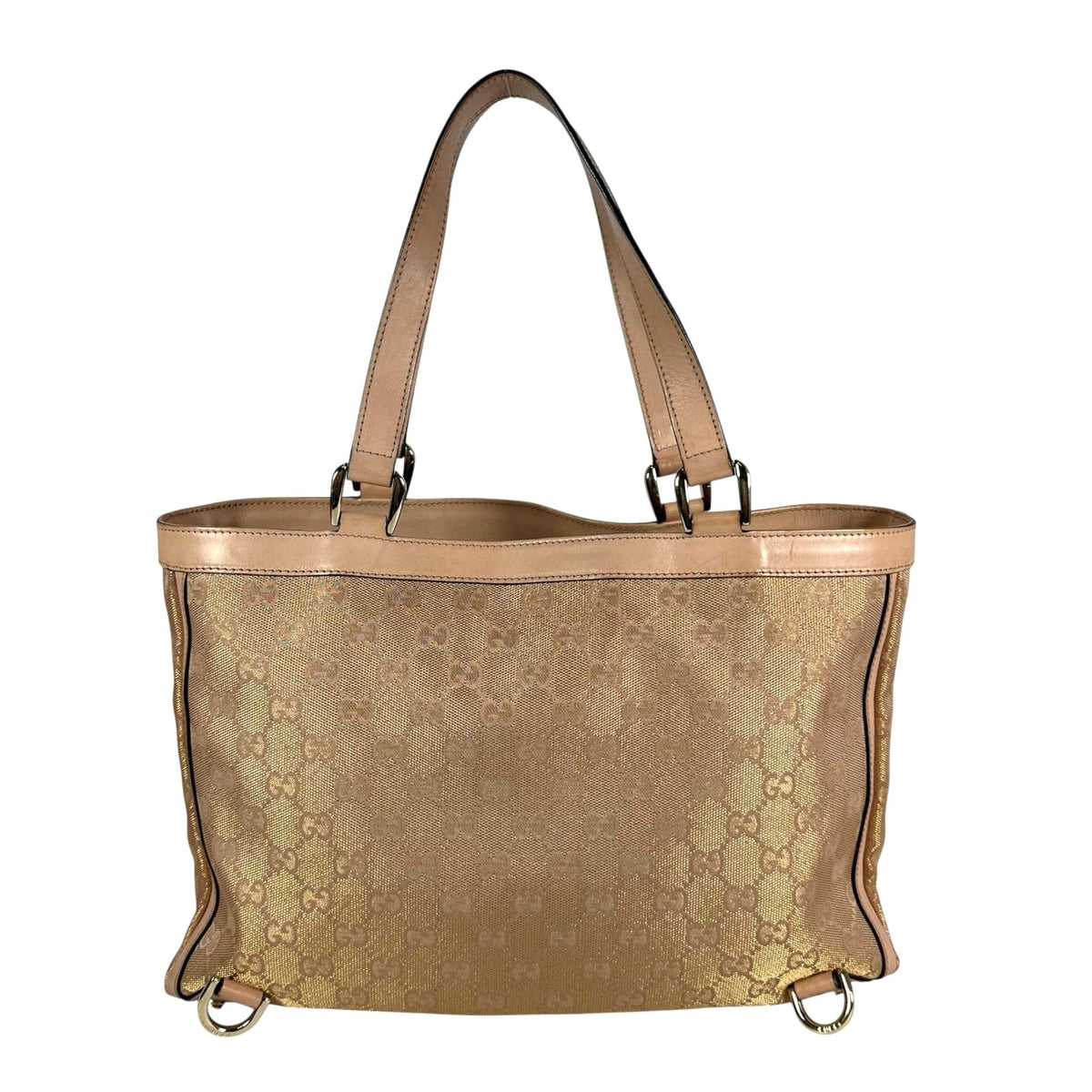 Pre-Owned Abby tote bag gold pink beige Canvas Gold 170004 GUCCI