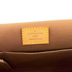 Pre-Owned Boss PM monogram macassar Shoulder bag Brown PVC Gold M56717 LOUIS VUITTON