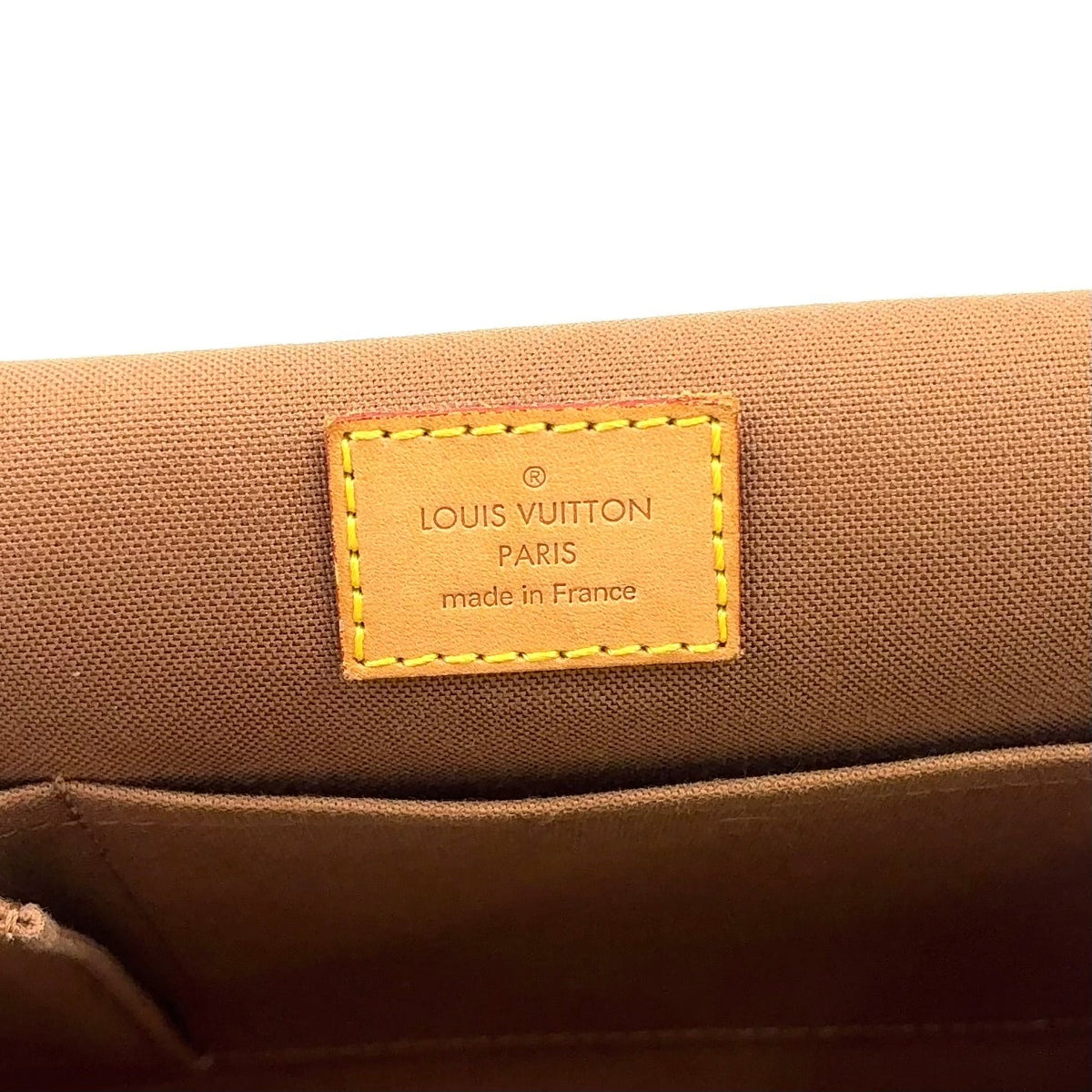 Pre-Owned Boss PM monogram macassar Shoulder bag Brown PVC Gold M56717 LOUIS VUITTON