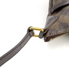 Pre-Owned Bloomsbury PM Damier  ebene Shoulder bag Brown Leather PVC Gold N42251 LOUIS VUITTON