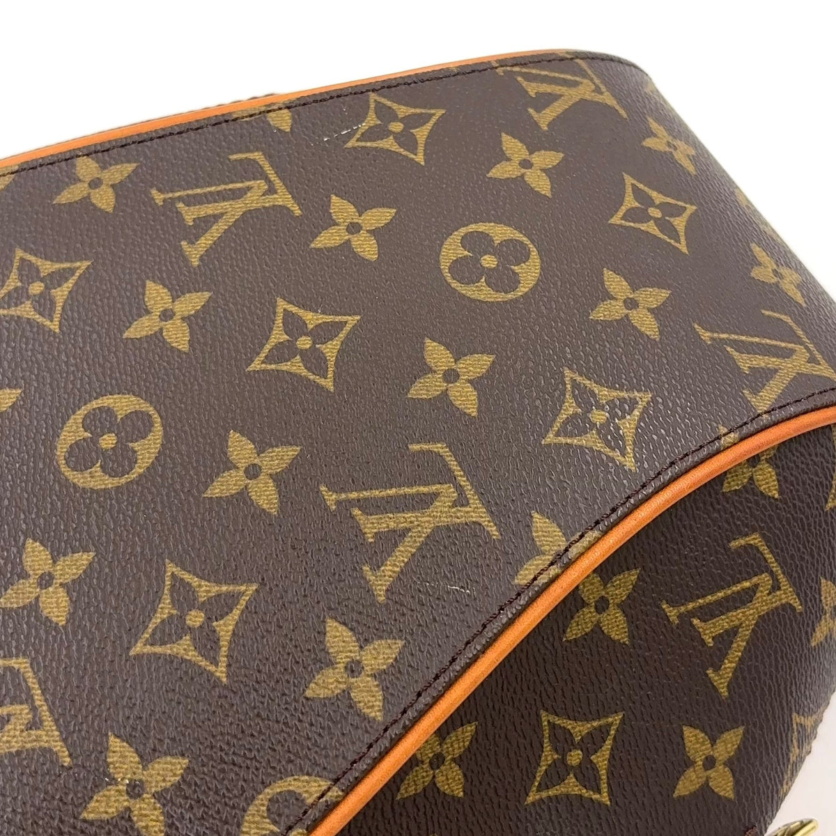 Pre-Owned Ellipse suck add monogram Backpack Brown light brown Leather PVC Gold M51125 LOUIS VUITTON