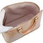Pre-Owned Alma GM Handbag beige Patent leather Gold M91450 LOUIS VUITTON