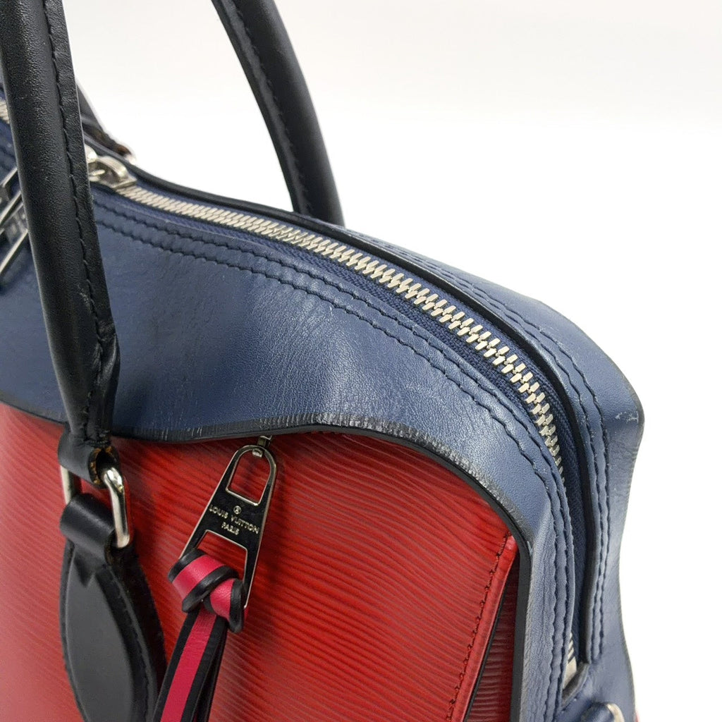 Pre-Owned Epi Tuileries Tote Handbag Navy Red Leather Silver M53544 LOUIS VUITTON