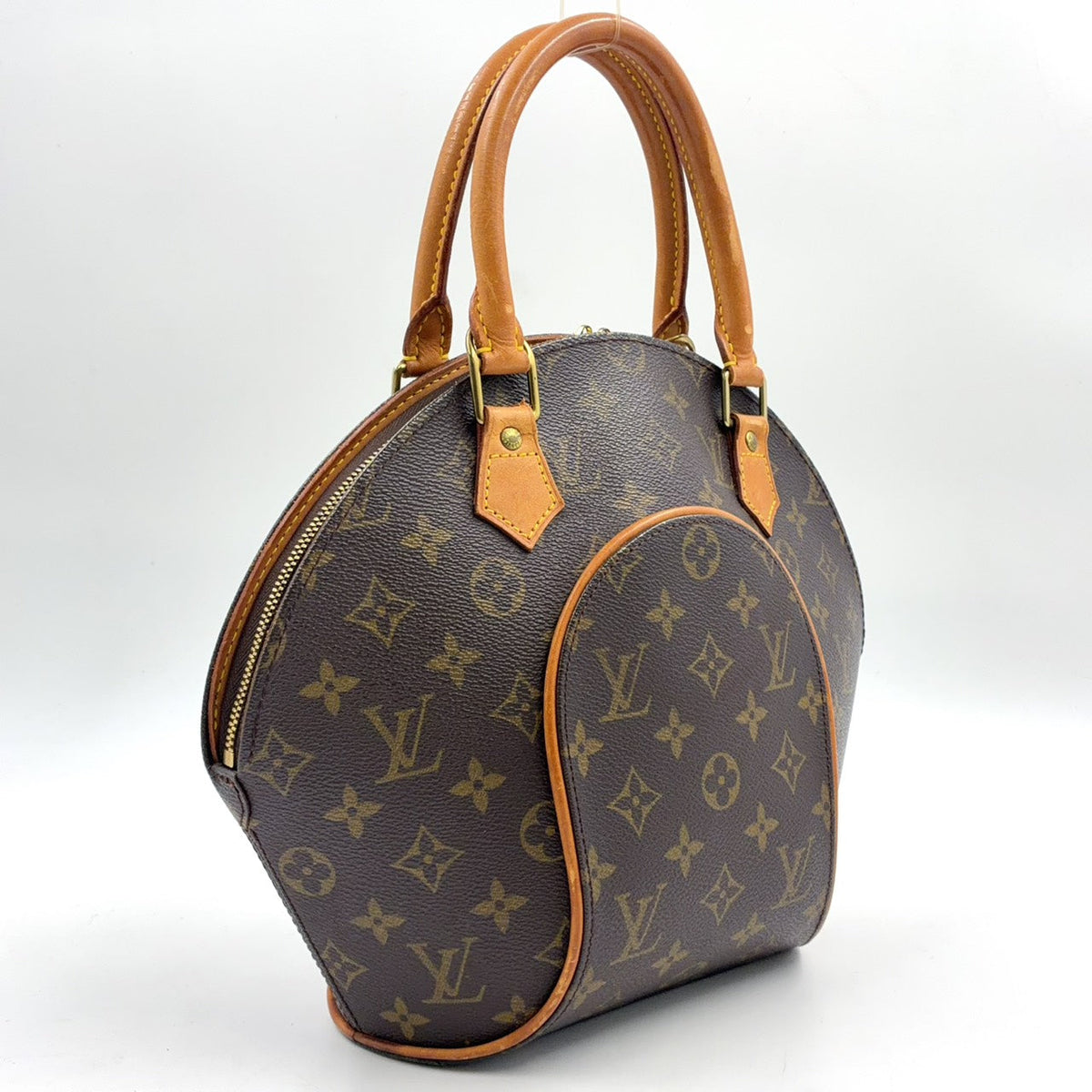 Pre-Owned Ellipse PM monogram Handbag Brown PVC Gold M51127 LOUIS VUITTON