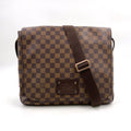 Pre-Owned Brooklyn MM Damier  ebene Shoulder bag Brown PVC Gold N51211 LOUIS VUITTON
